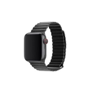 3SIXT Apple Watch Band Leather Loop 3840mm Black NZ DEPOT - NZ DEPOT