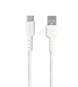 3Sixt Tough Usb A To Usb C V2.0 Cable 1.2M White Nz Depot - Nz Depot