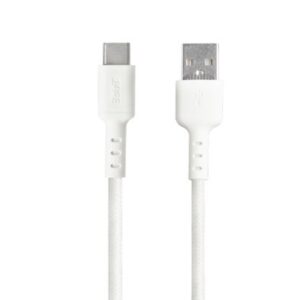 3sixT Tough USB-A to USB-C (v2.0) Cable 1.2m - White - NZDEPOT