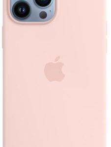 Apple iPhone 13 Pro Max Silicone Case with MagSafe Chalk Pink - NZDEPOT