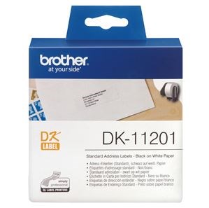 Brother DK11201 400 Standard Address Labels 29mm x 90mm - NZDEPOT