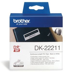 Brother DK22211 Continuous Length Paper Label Tape 29mm x 15.24m - NZDEPOT