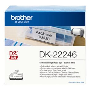 Brother DK22246 Continuous Paper Label Tape 103mm x 30.48m - NZDEPOT