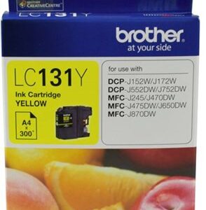 Brother LC131Y Yellow Ink Cartridge - NZDEPOT