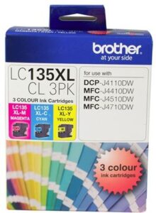 Brother LC135XLCL3PK CMY Colour High Yield Ink Cartridge Triple Pack NZ DEPOT - NZ DEPOT