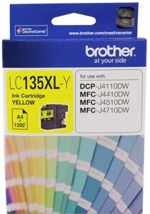 Brother LC135XLY Yellow High Yield Ink Cartridge - NZDEPOT