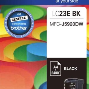 Brother LC23EBK Black Ink Cartridge - NZDEPOT