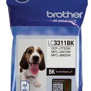 Brother LC3311BK Black Ink Cartridge - NZDEPOT