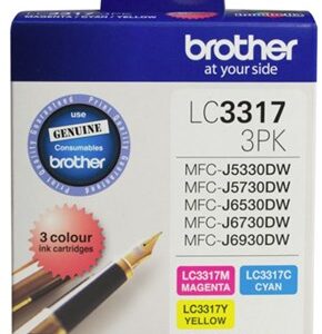 Brother LC33173PK 3 pack CMY Ink Cartridges - NZDEPOT