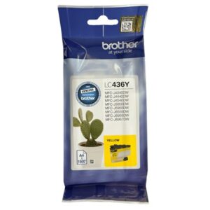 Brother LC436Y Yellow Ink Cartridge - NZDEPOT