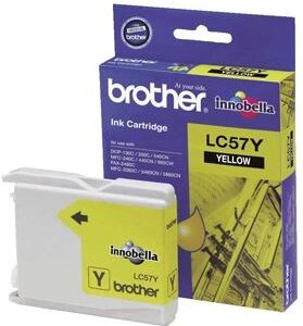 Brother LC57Y Yellow Ink Cartridge - NZDEPOT