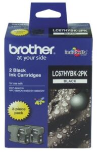 Brother Lc67Bk2Pk Black Ink Cartridge Twin Pack Nz Depot - Nz Depot