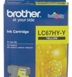 Brother LC67HYY Yellow High Yield Ink Cartridge - NZDEPOT