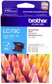 Brother LC73C Cyan Ink Cartridge - NZDEPOT