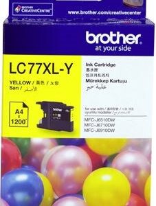 Brother LC77XLY Yellow High Yield Ink Cartridge - NZDEPOT