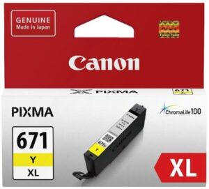 Canon Cli671Xly Yellow High Yield Ink Cartridge Nz Depot - Nz Depot