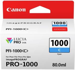 Canon Pfi 1000C Cyan Ink Tank Nz Depot - Nz Depot