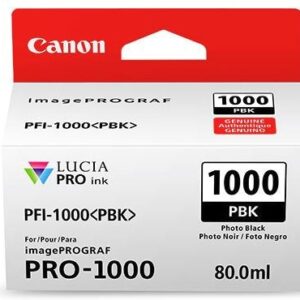 Canon PFI-1000PBK Pigment Black Ink Tank - NZDEPOT