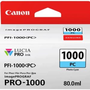 Canon PFI-1000PC Photo Cyan Ink Tank - NZDEPOT