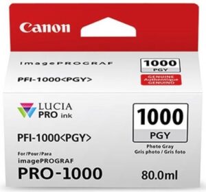 Canon Pfi 1000Pgy Photo Grey Ink Tank Nz Depot - Nz Depot