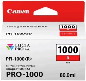 Canon Pfi 1000R Red Ink Tank Nz Depot - Nz Depot