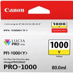 Canon PFI-1000Y Yellow Ink Tank - NZDEPOT