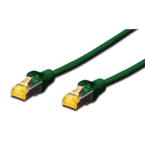 Digitus S-FTP CAT6A Patch Lead - 0.5M Green - NZDEPOT