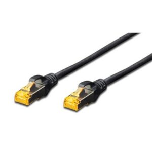 Digitus S-FTP CAT6A Patch Lead - 1M Black - NZDEPOT