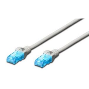 Digitus UTP CAT5e Patch Lead -  0.3M Grey - NZDEPOT