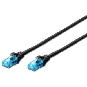 Digitus UTP CAT5e Patch Lead - 1M Black - NZDEPOT