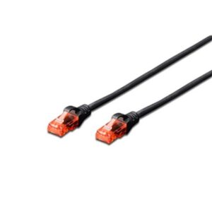 Digitus UTP CAT6 Patch Lead - 0.5M Black - NZDEPOT