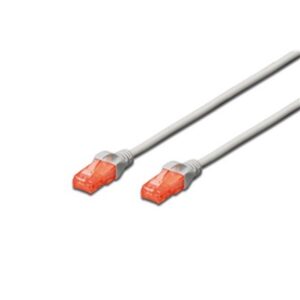 Digitus UTP CAT6 Patch Lead - 0.75M Grey - NZDEPOT