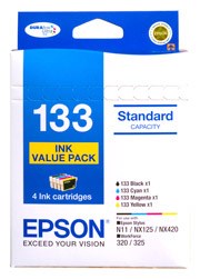 Epson 133 4 Ink Cartridge Value Pack - NZDEPOT