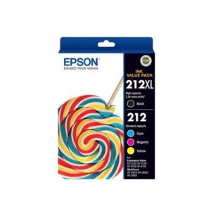 Epson 212Xl Bk 212 Cmy 4 Ink Cartridge Value Pack Nz Depot - Nz Depot