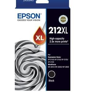 Epson 212XL Black High Yield Ink Cartridge - NZDEPOT