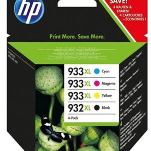 HP 932XL Black + 933XL Colour High Yield Ink Cartridge Combo Pack - NZDEPOT