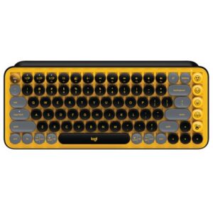 Logitech Pop Keys Wireless Mechanical Keyboard Wemoji Blast Yellow Nz Depot - Nz Depot