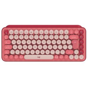 Logitech Pop Keys Wireless Mechanical Keyboard Wemoji Rose Nz Depot - Nz Depot