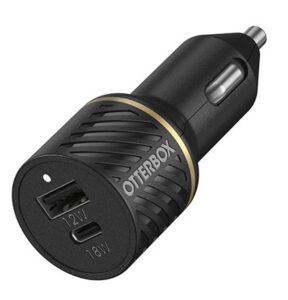 Otterbox 2 Port Car Charger 30W Usb C 18W Pd Usb A 12W Black Nz Depot - Nz Depot