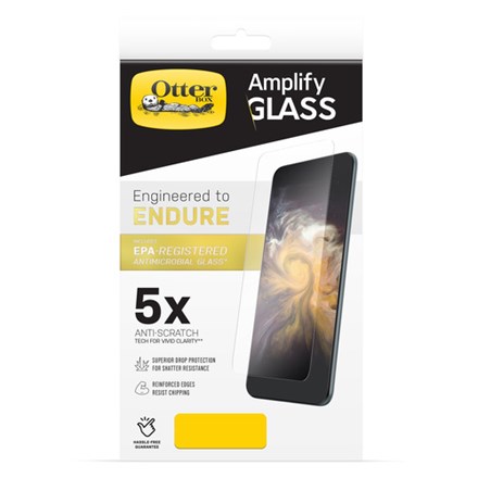 Otterbox iPhone 12 Mini Amplify Antimicrobial Screen -Clear - 840104215586_TS