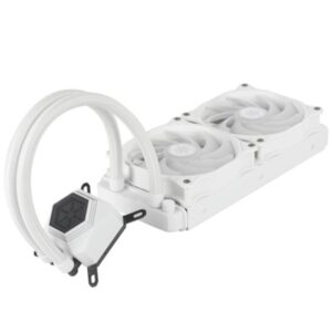 SilverStone PF240W-ARGB-V2 PermaFrost Liquid Cooler - Dual Fan White - NZDEPOT