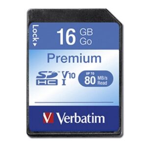 Verbatim Premium Sdhc Class 10 Card 16Gb Nz Depot - Nz Depot