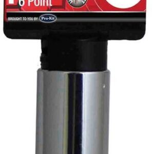 1/2" Drive Cr-V Spark Plug Socket 16mm - 1/2-Inch square drive spark plug socket -  Ideal for garages and maintenance shops for speedy screwing and unscrewing of nuts and bolts -  Increased grip especially in oily environments -  Brand: PKTOOL -  1/2" Drive Cr-V Spark Plug Socket 16mm