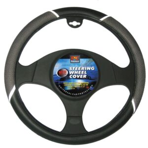 38cm Breathe Free Anti-Slip Steering Wheel Cover - Protects your steering wheel from scratches -  Stylish design that adds comfort and style -  Hides scuffs from damaged wheels -  Great for long distance driving -  Made from durable top quality materialStarting as a one-man operation in 1984