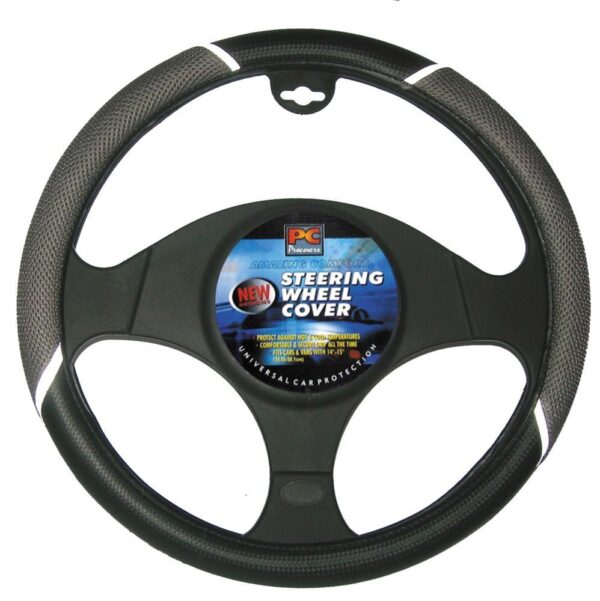 38cm Breathe Free Anti-Slip Steering Wheel Cover - Protects your steering wheel from scratches -  Stylish design that adds comfort and style -  Hides scuffs from damaged wheels -  Great for long distance driving -  Made from durable top quality materialStarting as a one-man operation in 1984