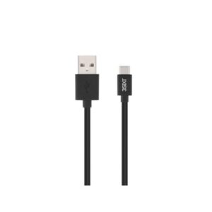3SIXT Charge Sync Cable USB A to USB C 1m Black NZ DEPOT - NZ DEPOT
