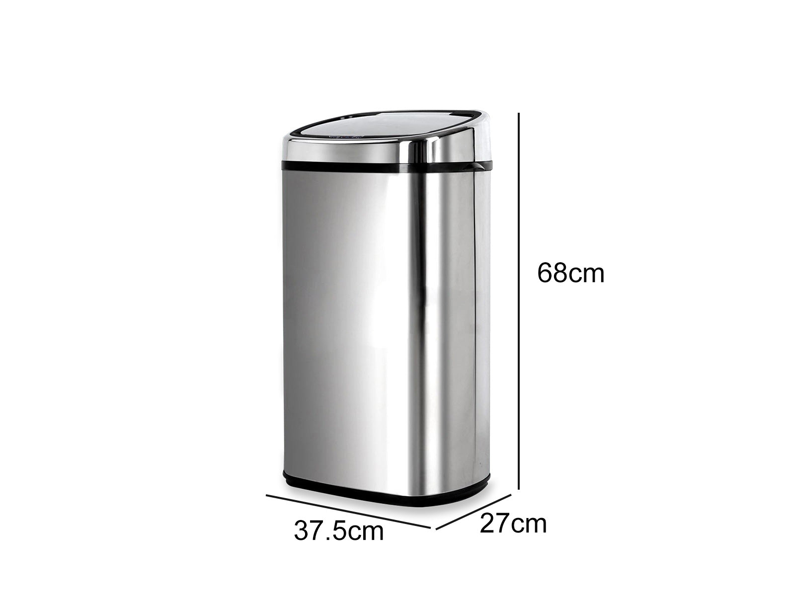 58L Square Sensor Bin Bins