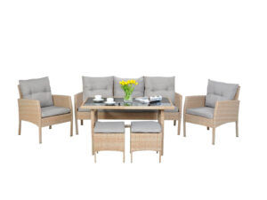 6Pc Outdoor Dining Set Pr8756 Outdoor Furniture Nz Depot - Nz Depot