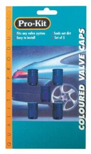 Anodized Valve Caps 5pc Blue RG9120BL Automotive Tyre Products Accessories NZ DEPOT - NZ DEPOT