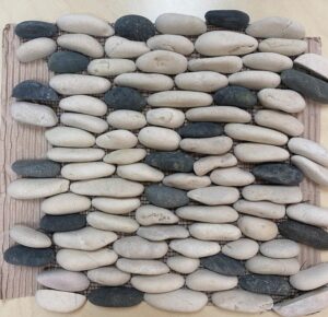 Bgw Standing Pebbles 30X30Cm 1 Ctn 26654 Tiling Accessories Mosaic Pebbles Nz Depot - Nz Depot